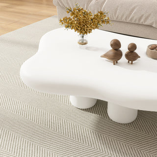 JASIWAY Beige Modern Creative Cloud Coffee Table