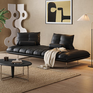 JASIWAY Living Room Double Sided Sofa with Leather Upholstery - Lead Time within 15 Days