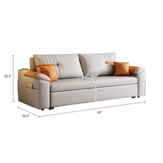 JASIWAY Convertible Sleeper Sofa Bed with Storage