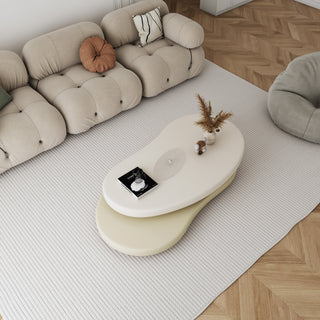 JASIWAY Minimalist Extendable Solid Coffee Table