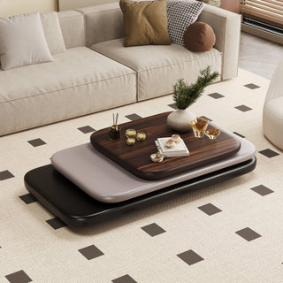 JASIWAY Modern Minimalist Creative Rotating Coffee Table