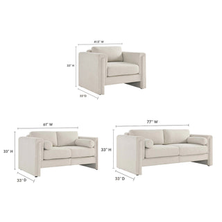 JASIWAY Modern Modular Sectional Sofa with Two Fabric Options