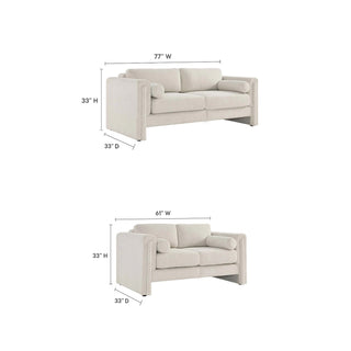 JASIWAY Modern Modular Sectional Sofa with Two Fabric Options