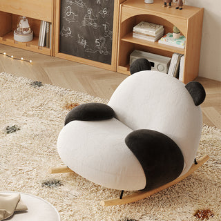 JASIWAY Panda Rocking Chair Kids Sofa Cartoon Lounge