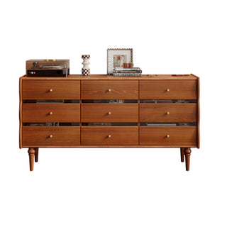 JASIWAY Solid Wood Six/Nine-Drawers Chest Entryway Storage