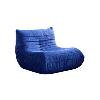 JASIWAY Lazy Compressed Foam Floor Couch Chenille Togo Sofa