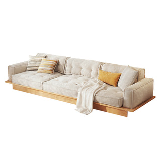 JASIWAY Velvet Sofa Combinable Multi-seater Bottom Drawer Design