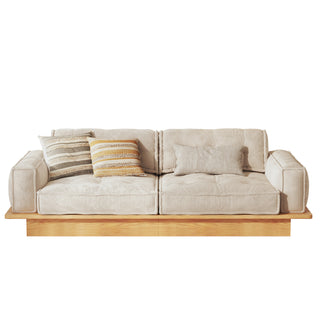 JASIWAY Velvet Sofa Combinable Multi-seater Bottom Drawer Design