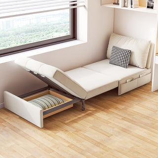 JASIWAY Single Seat Pullout Sofa Bed with Side Pockets