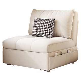 JASIWAY Single Seat Pullout Sofa Bed with Side Pockets